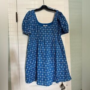 RHODE - NWT Blue Eyelet Dress - M